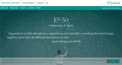 Desktop Screenshot of exponent.com